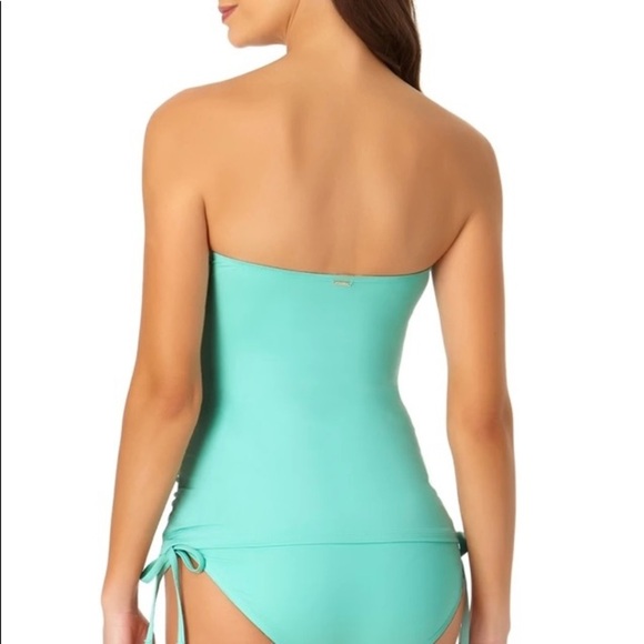 NWT Anne Cole Live In Color Twist Front Bandeau - Picture 3 of 10